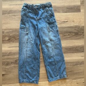 Abercrombie kids High Rise Ultra Wide Leg Jeans